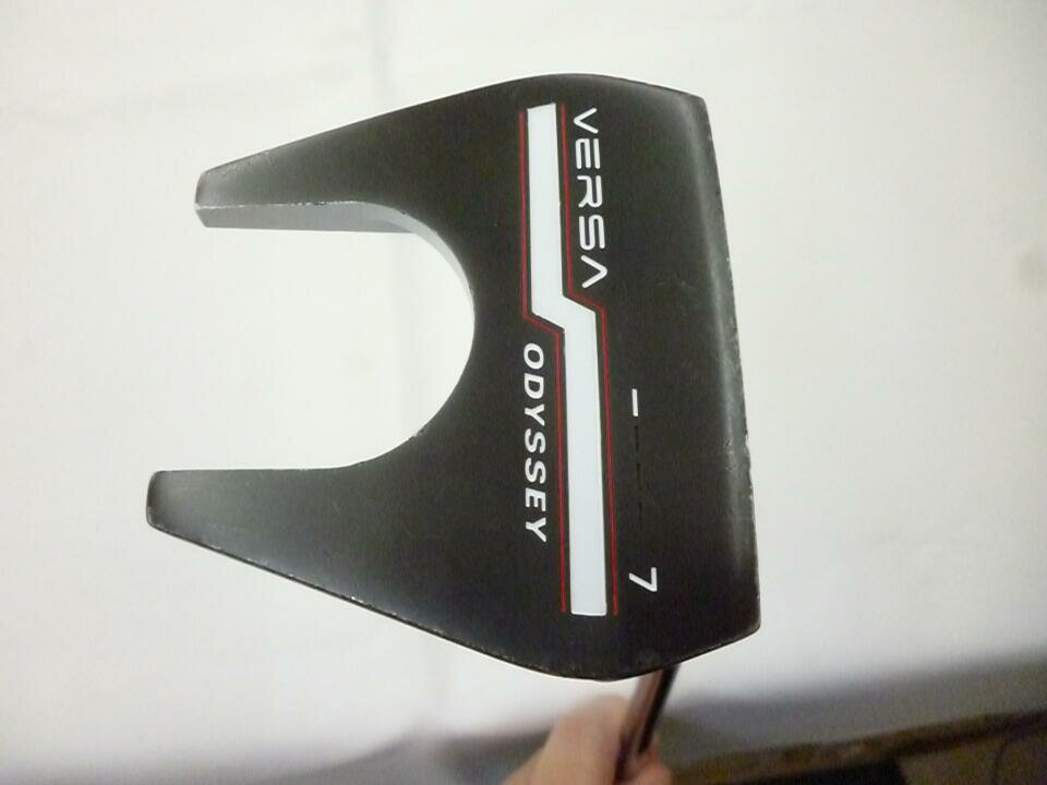 【中古】オデッセイ VERSA #7 BLACK(ホリゾンタル) パター 34.0インチ オリジナルスチール Dランク 右利き用 ODYSSEY ゴルフクラブ ゴルフドゥ ゴルフ用品 GOLF DO 中古ゴルフクラブ