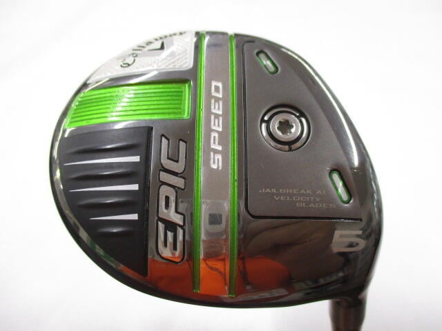 【中古】キャロウェイ EPIC SPEED フェアウェイウッド 5W 18° Sフレックス 42.5インチ バシレウス FW75 リシャフト品 Cランク 右利き用 Callaway ゴルフクラブ ゴルフドゥ ゴルフ用品 GOLF DO 中古ゴル