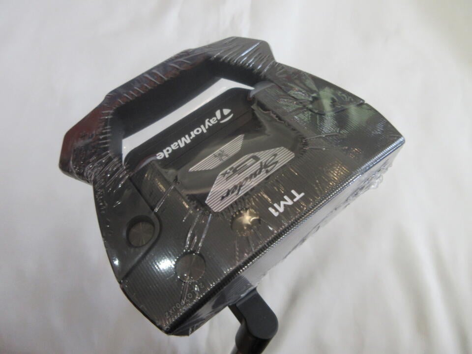 【中古】テーラーメイド Spider GTx BLACK TRUSS TM1 パター 34.0インチ ヘッドカバーあり オリジナルスチール Sランク 右利き用 Taylormade ゴルフクラブ ゴルフドゥ ゴルフ用品 GOLF DO 中古ゴルフクラ