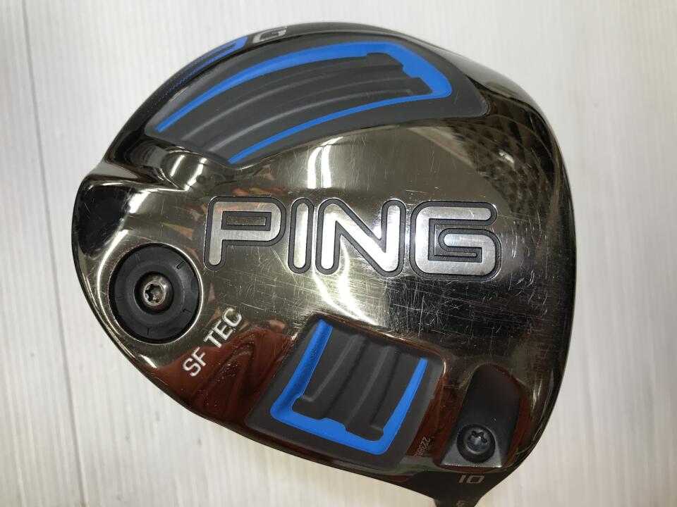 【中古】ピン G SF TEC ドライバー 10° Rフレックス 45.0インチ ヘッドカバーあり ATTAS G7　5 リシャフト品 Dランク 右利き用 PING ゴルフクラブ ゴルフドゥ ゴルフ用品 GOLF DO 中古ゴルフクラブ