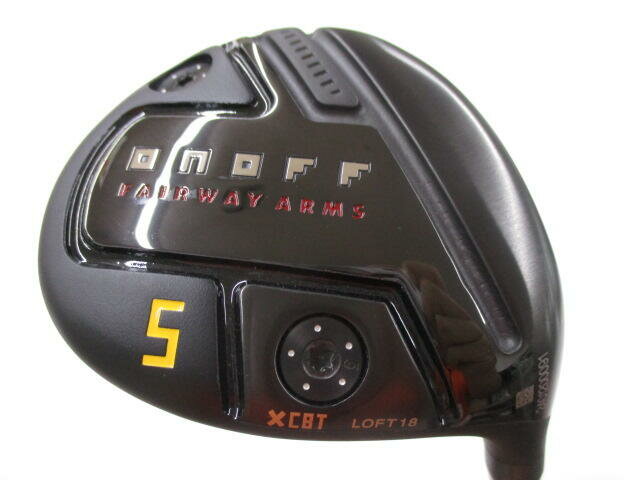 【中古】グローブライド ONOFF FAIRWAY ARMS KURO 2024 フェアウェイウッド 5W 18° Sフレックス 42.5インチ ヘッドカバーあり LABOSPECSHINARI：60CBT リシャフト品 Bランク 右利き用 GLOBERIDE ゴルフクラブ ゴ