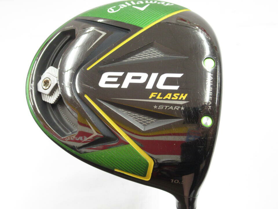 【中古】キャロウェイ EPIC FLASH STAR ドライバー 10.5° SRフレックス 45.75インチ ヘッドカバーあり ..