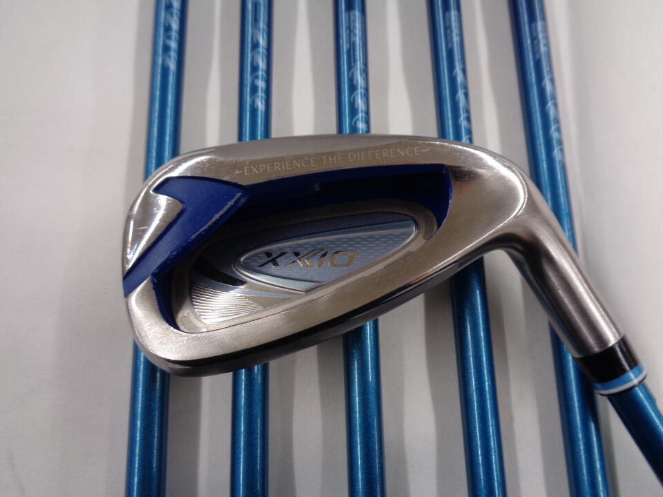 【中古】【レディースモデル】ダンロップ XXIO LADIES 2022 ブルー アイアンセット 30° Aフレックス 36.25インチ MP1200L ブルー...