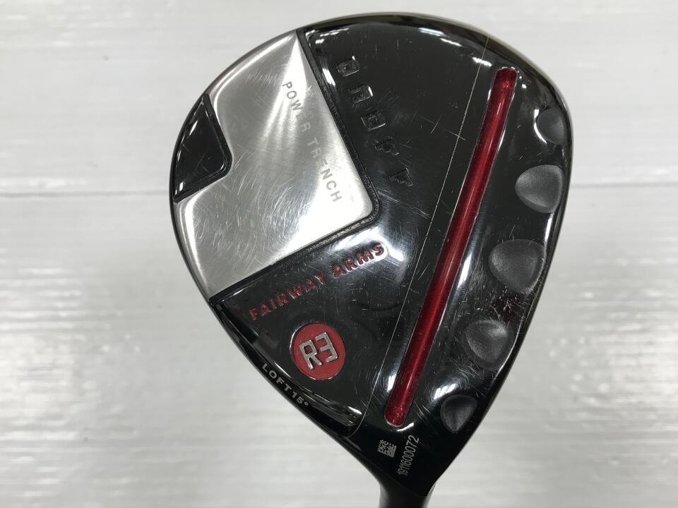 【中古】グローブライド ONOFF FAIRWAY ARMS KURO 2019 (R3) フェアウェイウッド R3 15° SRフレックス 42.75インチ Speeder EVOLUTION 3FW 60 リシャフト品 Cランク 右利き用 GLOBERIDE ゴルフクラブ ゴルフドゥ ゴ