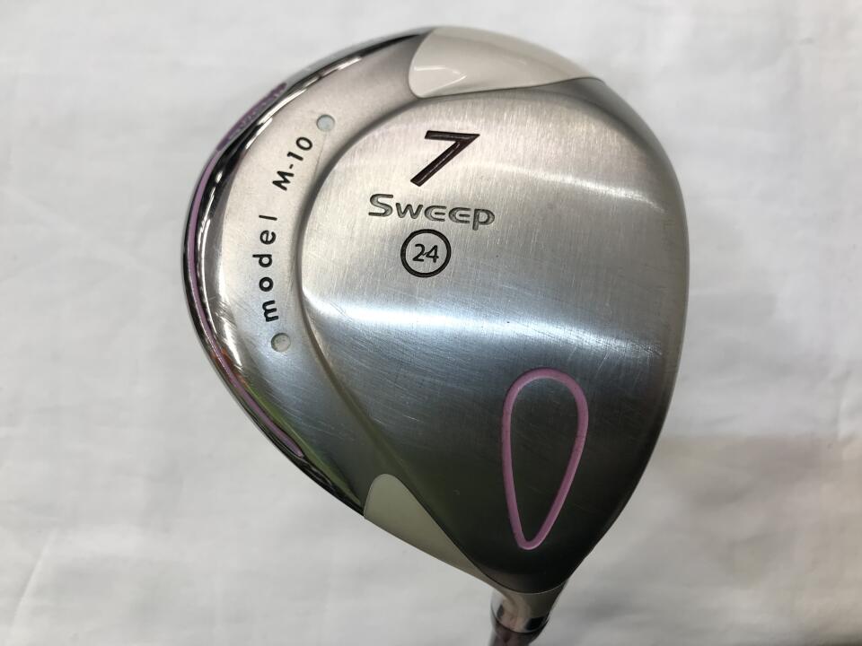 【中古】【レディースモデル】プロギア Sweep model M-10 フェアウェイウッド 7W 24° Lフレックス 40.75インチ SUPER JV200...