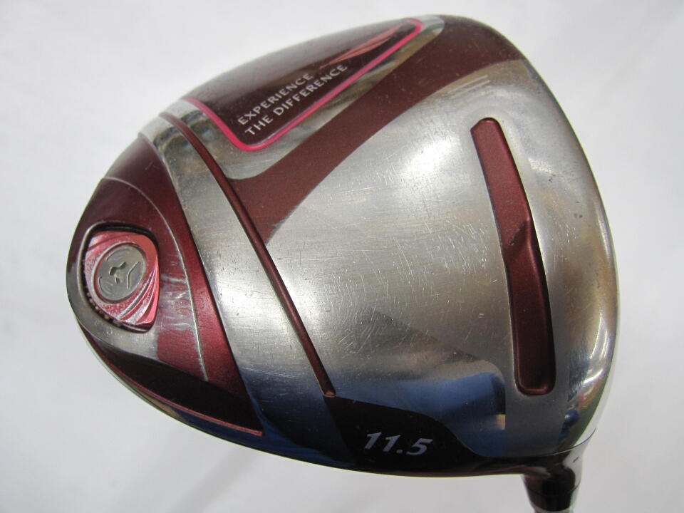 【中古】【レディースモデル】ダンロップ XXIO LADIES ボルドー ドライバー 11.5° Rフレックス 44.5インチ ヘッドカバーあり MP1100L...