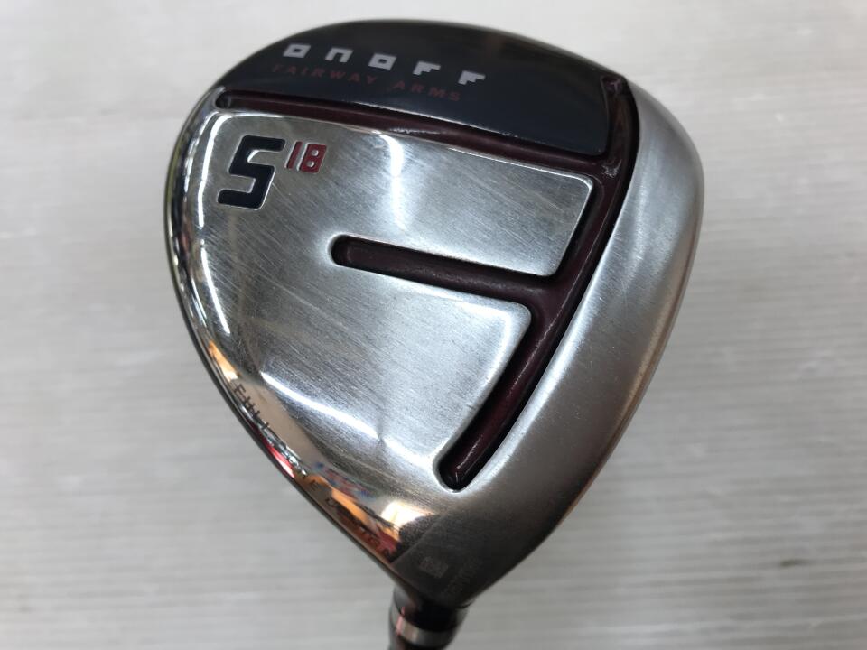 【中古】グローブライド ONOFF FAIRWAY ARMS AKA 2022 フェアウェイウッド 5W 18° Sフレックス 42.25インチ LABOSPEC HASHIRI:60 リシャフト品 Dランク 右利き用 GLOBERIDE ゴルフクラブ ゴルフドゥ ゴルフ用品 G