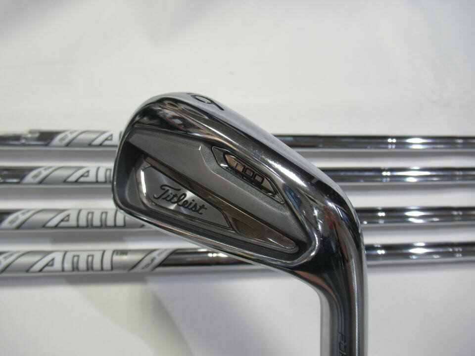 【中古】タイトリスト T100 アイアンセット 29° S200フレックス 37.5インチ AMT TOUR WHITE Cランク 右利き用 Titleist ゴルフクラブ ゴルフドゥ ゴルフ用品 GOLF DO 中古ゴルフクラブ