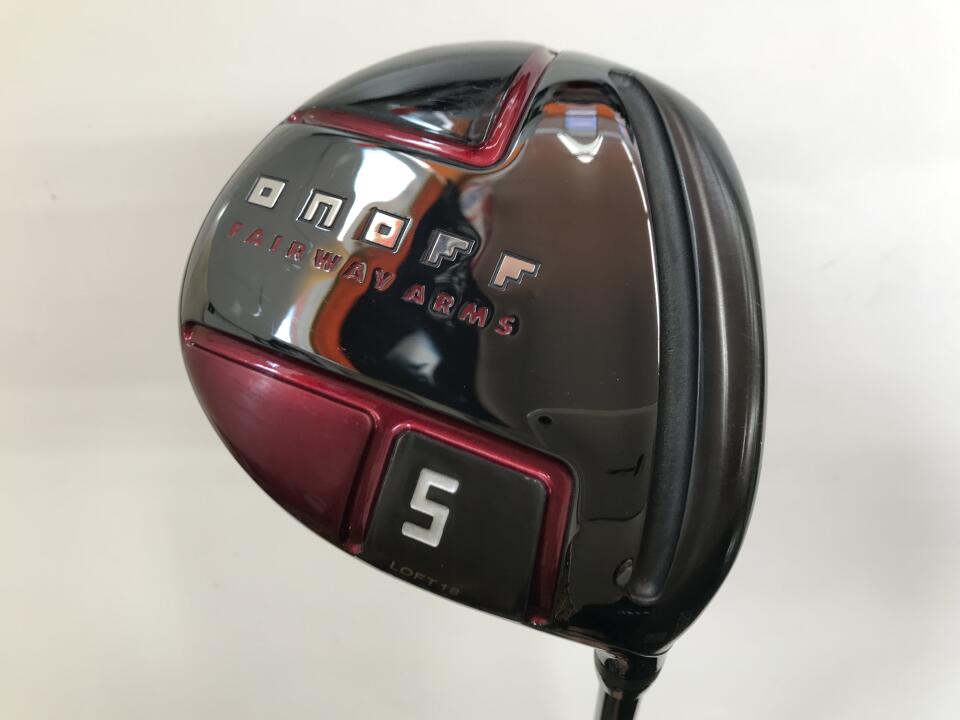 【中古】グローブライド ONOFF FAIRWAY ARMS AKA 2022 フェアウェイウッド 5W 18° Rフレックス 42.5インチ ヘッドカバーあり SMOOTH KICK MP-522F Cランク 右利き用 GLOBERIDE ゴルフクラブ ゴルフドゥ ゴルフ用