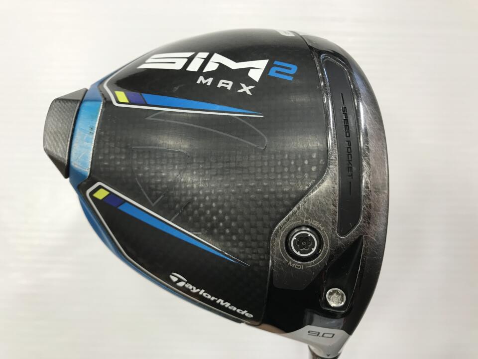 【中古】テーラーメイド SIM2 MAX ドライバー 9° SRフレックス 45.75インチ TENSEI BLUE TM50(SIM2) Dランク 右利き用 Taylormade ゴルフクラブ ゴルフドゥ ゴルフ用品 GOLF DO 中古ゴルフクラブ