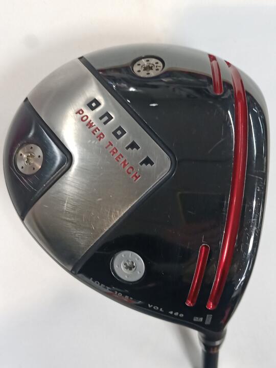 【中古】グローブライド ONOFF KURO 2019 ドライバー 10.5° Sフレックス 45.5インチ ヘッドカバーあり TATAKI 60 リシャフト品 Cランク 右利き用 GLOBERIDE ゴルフクラブ ゴルフドゥ ゴルフ用品 GOLF D