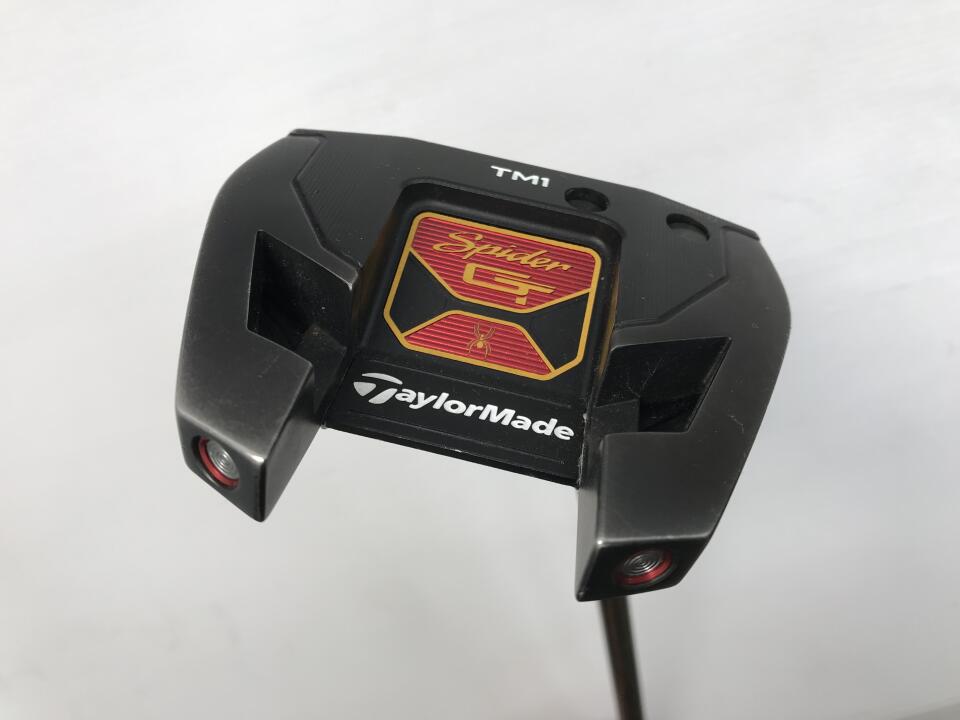【中古】テーラーメイド Spider GT BLACK TM1 パター 34.0インチ ヘッドカバーあり オリジナルスチール Dランク 右利き用 Taylormade ゴルフクラブ ゴルフドゥ ゴルフ用品 GOLF DO 中古ゴルフクラブ