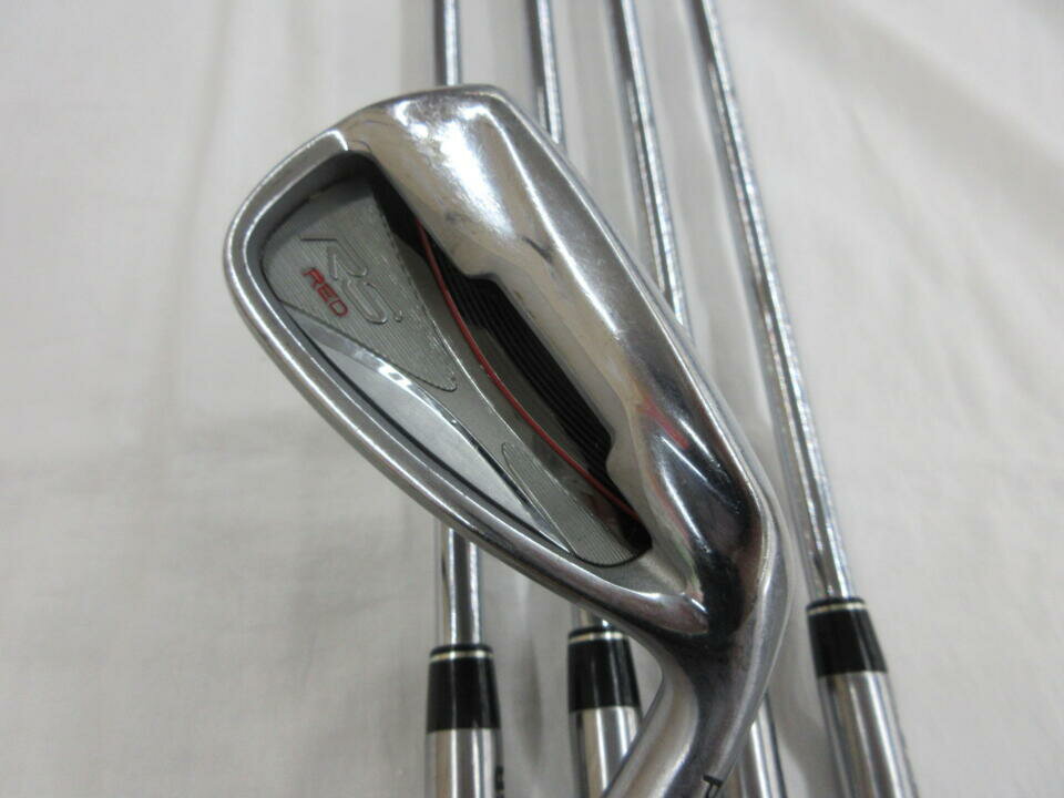 【中古】プロギア RS RED アイアンセット 25° SRフレックス 37.5インチ SOFT STEEL Dランク 右利き用 PRGR ゴルフクラブ ゴルフドゥ ゴルフ用品 GOLF DO 中古ゴルフクラブ