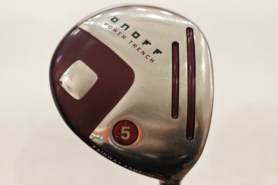 【中古】グローブライド ONOFF FAIRWAY ARMS AKA 2016 フェアウェイウッド 5W 18° Sフレックス 42.25インチ SHINARI 50 リシャフト品 Cランク 右利き用 GLOBERIDE ゴルフクラブ ゴルフドゥ ゴルフ用品 GOLF DO