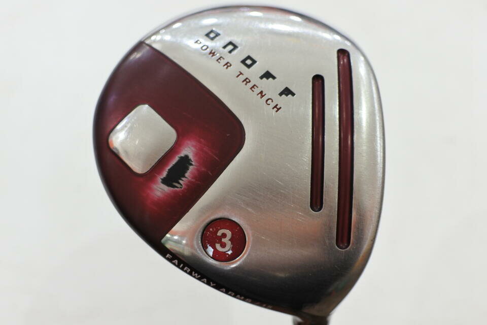 【中古】グローブライド ONOFF FAIRWAY ARMS AKA 2016 フェアウェイウッド 3W 15° Sフレックス 43.0インチ SHINARI 50 リシャフト品 Cランク 右利き用 GLOBERIDE ゴルフクラブ ゴルフドゥ ゴルフ用品 GOLF DO 中