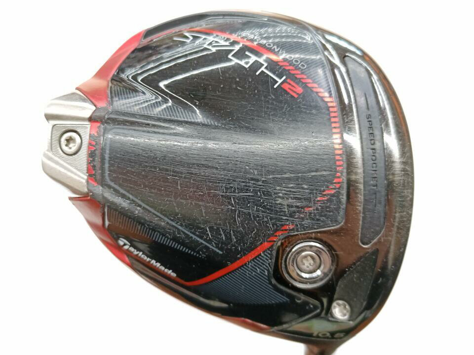 【中古】テーラーメイド STEALTH2 ドライバー 10.5° SRフレックス 45.75インチ ヘッドカバーあり TENSE..