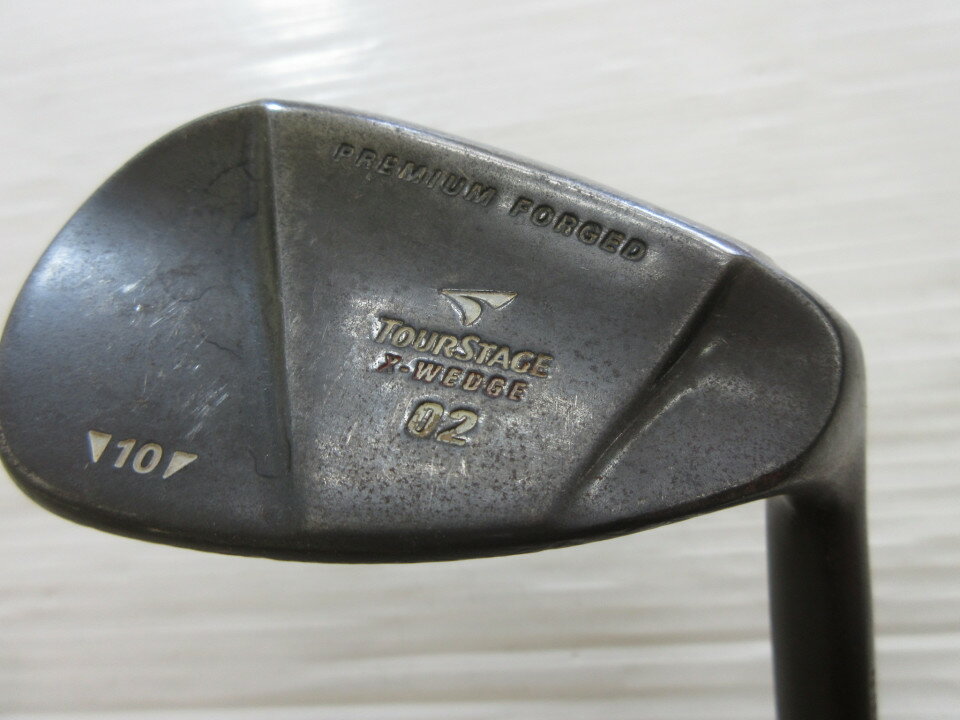 【中古】ブリヂストン ツアーステージX-ウェッジ02軟鉄黒染 ウェッジ 58° S200フレックス 35.25インチ ダイナミックゴールド Dランク 右利き用 BRIDGESTONE ツアーステージX-ウェッジ02 ゴルフクラ
