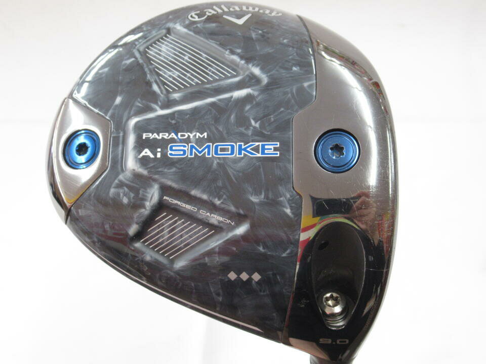 【中古】キャロウェイ PARADYM Ai SMOKE ◆◆◆ ドライバー 9° Sフレックス 45.25インチ ヘッドカバーあり..