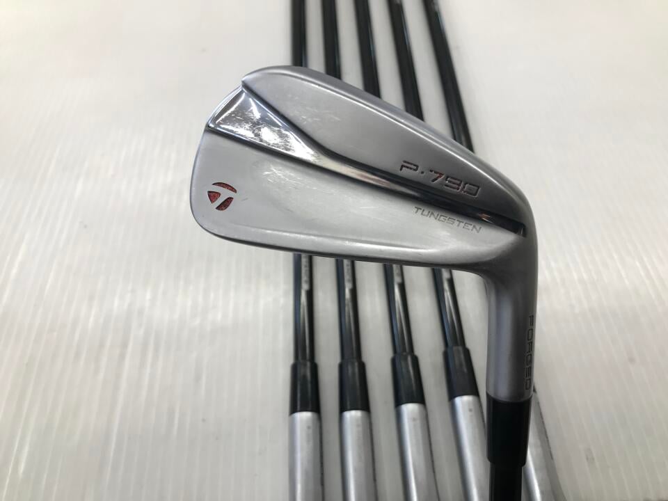 【中古】テーラーメイド P・790 2021 アイアンセット Sフレックス 38.0インチ ツアーAD　AD-85 リシャフト品 Cランク 右利き用 Taylorm..