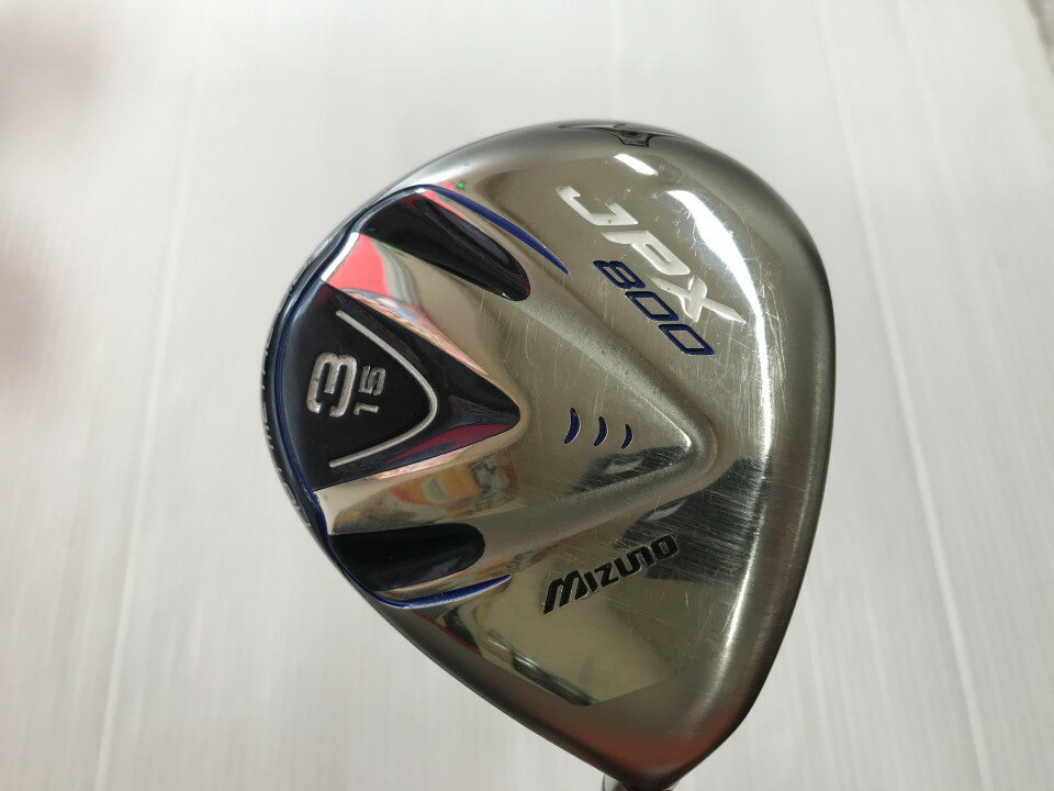【中古】ミズノ JPX 800 フェアウェイウッド 3W 15° Sフレックス 43.0インチ MOTORE SPEEDER リシャフト品 Dランク 右利き用 MIZUNO ゴルフクラブ ゴルフドゥ ゴルフ用品 GOLF DO 中古ゴルフクラブ