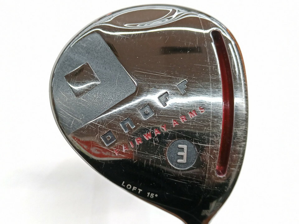 【中古】グローブライド ONOFF FAIRWAY ARMS KURO 2017 (W3) フェアウェイウッド 3W 15° Sフレックス 43.25インチ SMOOTH KICK MP-617F Dランク 右利き用 GLOBERIDE ゴルフクラブ ゴルフドゥ ゴルフ用品 GOLF DO 中古