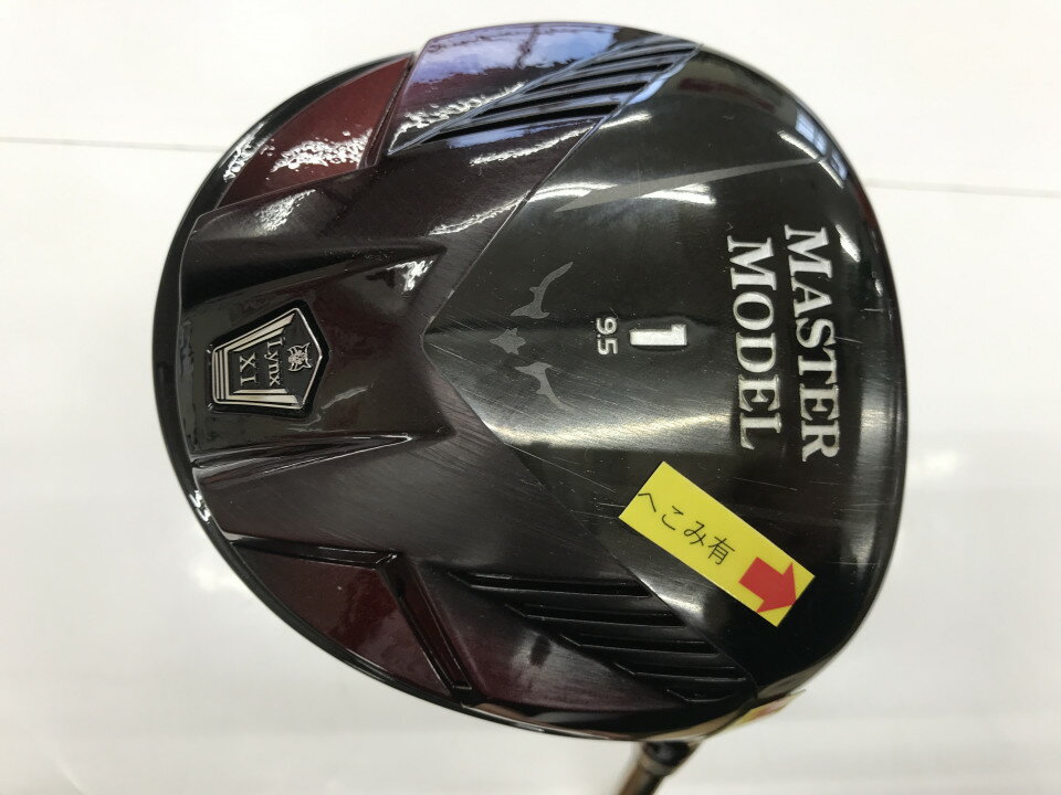 【中古】【訳あり】リンクス MASTER MODEL XI Royal Black ドライバー 9.5° SRフレックス 45.75インチ POWER TUNED HIGH MODULUS Dランク 右利き用 Lynx ゴルフクラブ ゴルフドゥ ゴルフ用品 GOLF DO 中古ゴルフク