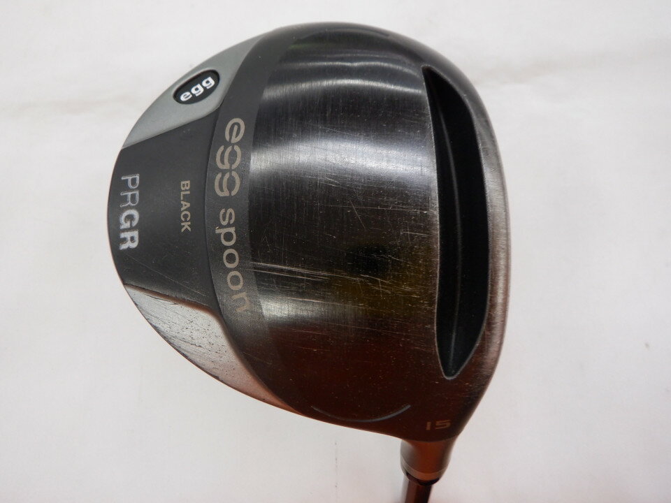 【中古】プロギア egg spoon BLACK フェアウェイウッド 3W 15° SRフレックス 43.0インチ ヘッドカバーあり Diamana for PRGR (egg) Dランク 右利き用 PRGR ゴルフクラブ ゴルフドゥ ゴルフ用品 GOLF DO 中古ゴ