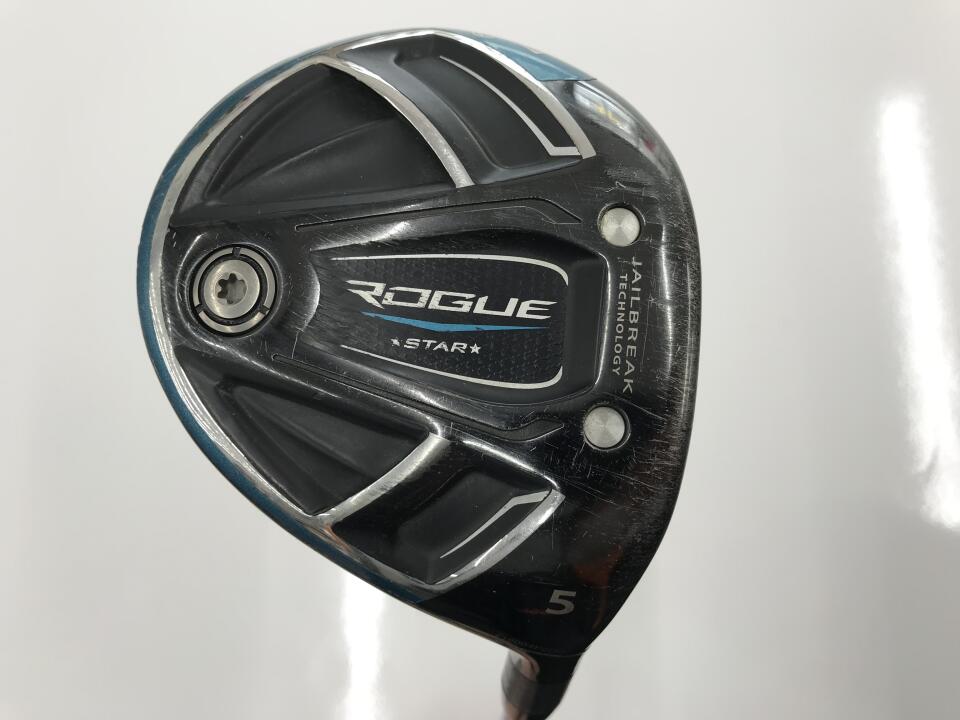 【中古】キャロウェイ ROGUE STAR フェアウェイウッド 5W 18° Xフレックス 43.0インチ Speeder661 EVO5 リシャフト品 Cランク 右利き用 Callaway ゴルフクラブ ゴルフドゥ ゴルフ用品 GOLF DO 中古ゴルフク