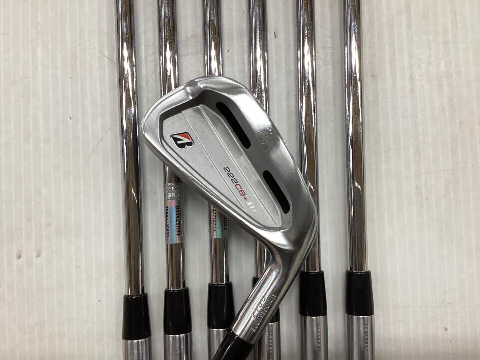 【中古】ブリヂストン 221CB/222CB+ COMBO アイアンセット Sフレックス 38.25インチ NSプロ MODUS 3 TOUR 105 リシャフト品 Cランク 右利き用 BRIDGESTONE ゴルフクラブ ゴルフドゥ ゴルフ用品 GOLF DO 中古