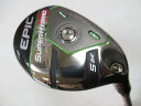 【中古】キャロウェイ EPIC SUPER HYBRID US ユーティリティ 24° F3フレックス 39.625インチ ヘッドカバーあり Steel Fiber fc75 HY Cランク 右利き用 Callaway ゴルフクラブ ゴルフドゥ ゴルフ用品 GOLF DO 中