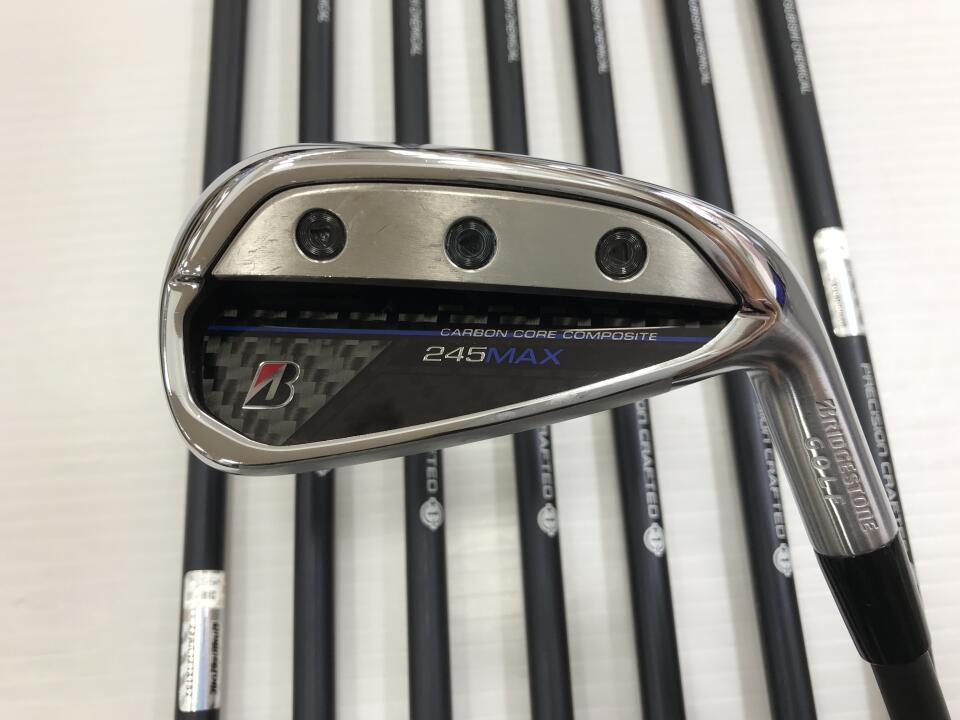 【中古】ブリヂストン 245MAX アイアンセット Sフレックス 38.0インチ VANQUISH BSi for MAX Cランク 右利き用 BRIDGESTONE ゴルフクラブ ゴルフドゥ ゴルフ用品 GOLF DO 中古ゴルフクラブ