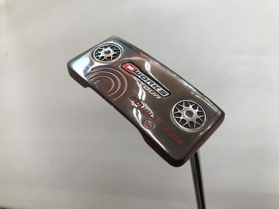 対象商品限定ポイント5倍！12月1日はゴルフドゥ！の日【中古】オデッセイ O-WORKS TOUR DOUBLE WIDE S レッド パター 33.0インチ オリジナルスチール Dランク 右利き用 ODYSSEY ゴルフクラブ ゴルフド