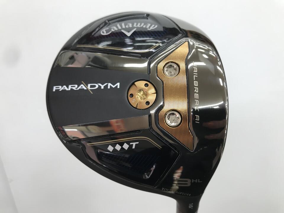 【中古】キャロウェイ PARADYM ◆◆◆ T フェアウェイウッド 3W 16° Sフレックス 43.0インチ ヘッドカバーあり VENTUS BLUE　7 リシャフト品 Bランク 右利き用 Callaway PARADYM T ゴルフクラブ ゴルフド