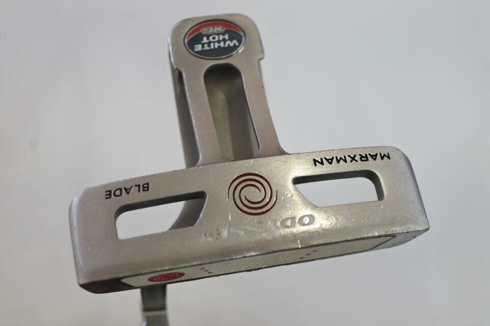 【中古】オデッセイ ホワイト ホット XG マークスマンブレード パター 33.0インチ オリジナルスチール ..