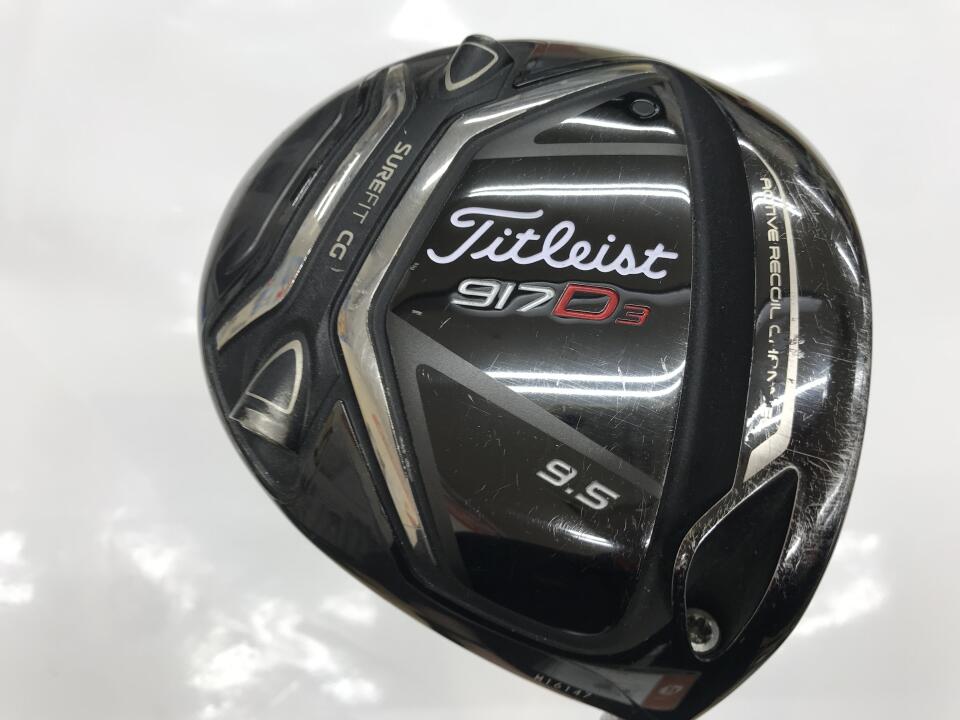 【中古】タイトリスト 917D3 ドライバー 9.5° SRフレックス 45.5インチ Orochi for mizuno リシャフト..