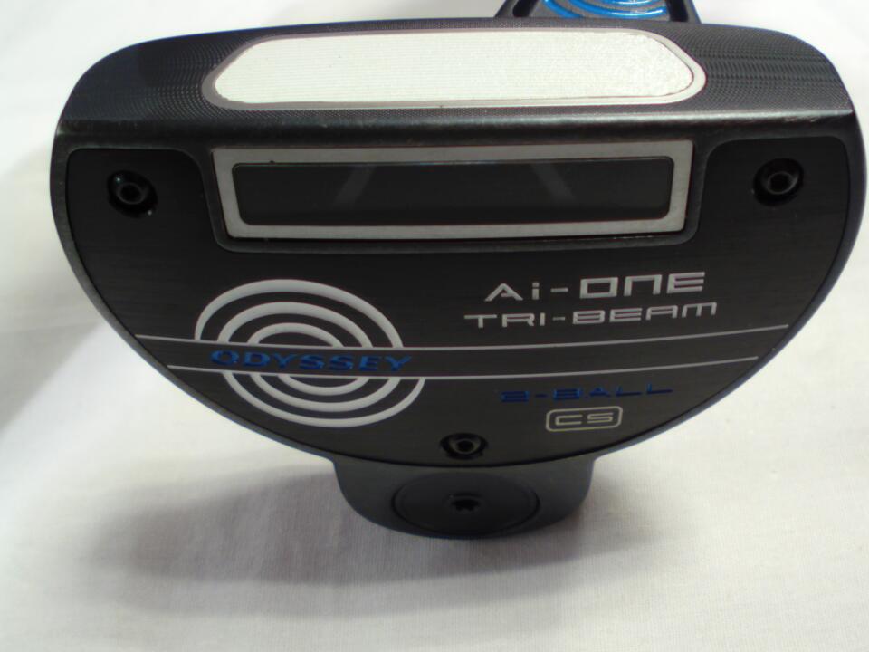 【中古】【レディースモデル】オデッセイ Ai-ONE TRI-BEAM 2-BALL CS パター 34.0インチ ヘッドカバーあり オリジナルスチール Cラン...