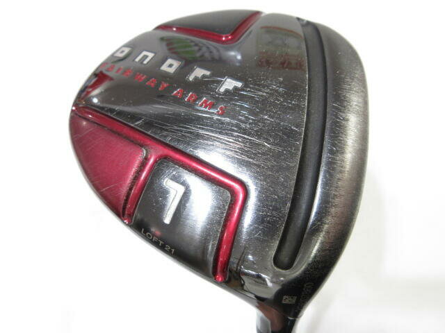 【中古】グローブライド ONOFF FAIRWAY ARMS AKA 2022 フェアウェイウッド 7W 21° SRフレックス 41.5インチ ヘッドカバーあり TATAKI;f50 リシャフト品 Dランク 右利き用 GLOBERIDE ゴルフクラブ ゴルフドゥ