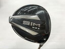 【中古】テーラーメイド SIM MAX ドライバー 9.0° Sフレックス 45.75インチ ヘッドカバーあり ツアーAD TP-5 リシャフト品 Cランク 右利き用 Taylormade ゴルフクラブ ゴルフドゥ ゴルフ用品 GOLF DO 中