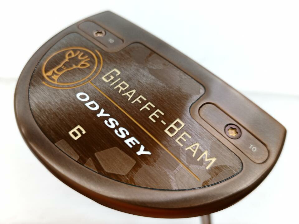 【中古】オデッセイ GIRAFFE-BEAM #6 パター 34.0インチ ヘッドカバーあり オリジナルスチール Cランク 右利き用 ODYSSEY ゴルフクラブ ゴルフドゥ ゴルフ用品 GOLF DO 中古ゴルフクラブ