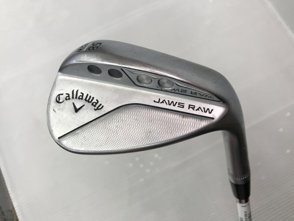 【中古】キャロウェイ JAWS RAW クロム ウェッジ 58° S200フレックス 34.75インチ ダイナミックゴールド HT Cランク 右利き用 Callaway ゴルフクラブ ゴルフドゥ ゴルフ用品 GOLF DO 中古ゴルフクラブ