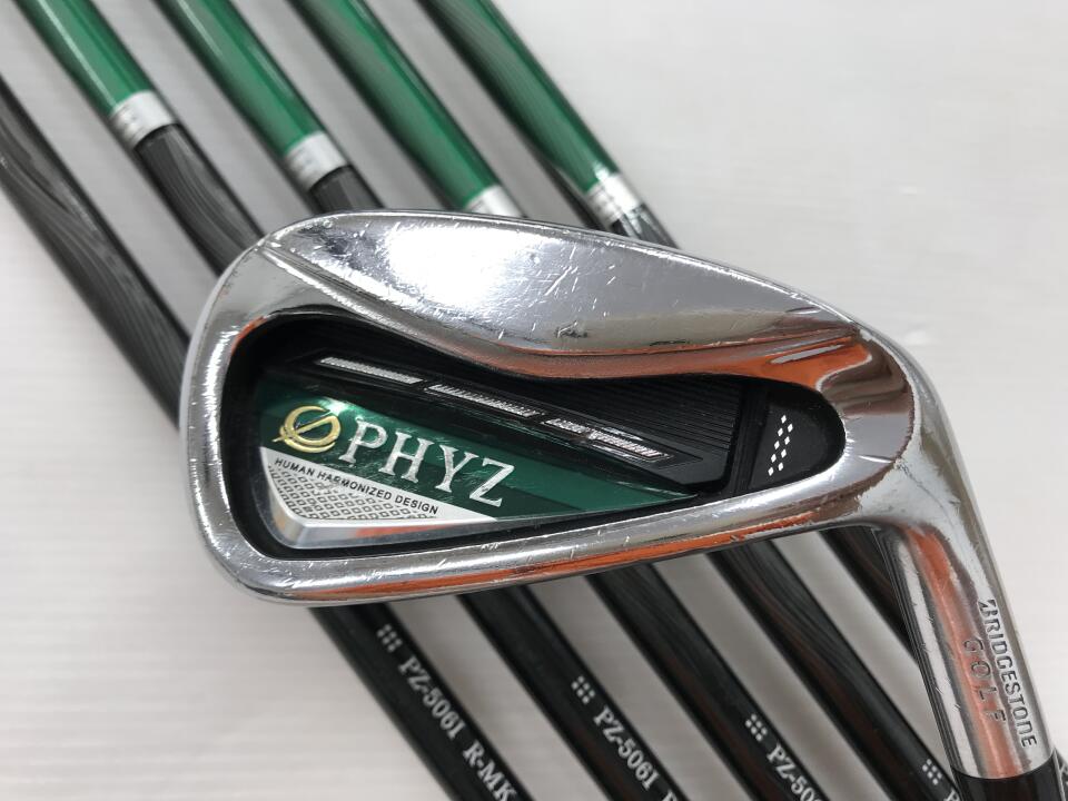 【中古】ブリヂストン PHYZ 2016 アイアンセット 26° Rフレックス 37.75インチ PZ-506I (MK) Cランク 右利き用 BRIDGESTONE ゴルフクラブ ゴルフドゥ ゴルフ用品 GOLF DO 中古ゴルフクラブ