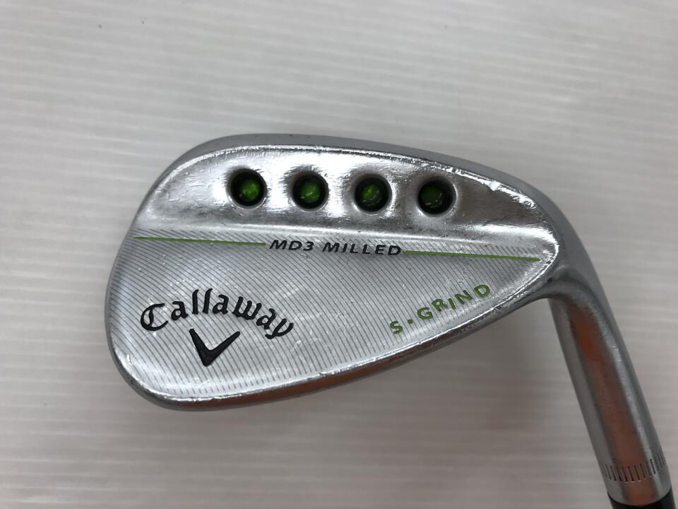 【中古】【訳あり】キャロウェイ MD3 MILLED クロムメッキ ウェッジ 52° Sフレックス 35.5インチ NSプロ MODUS 3 TOUR 120 Dランク 右利き用 Callaway ゴルフクラブ ゴルフドゥ ゴルフ用品 GOLF DO 中古ゴル