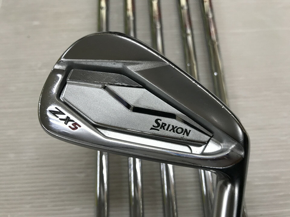 【中古】ダンロップ SRIXON ZX5 アイアンセット 24° Sフレックス 38.25インチ NSプロ MODUS 3 TOUR 105 DST Cランク 右利き用 DUNLOP ..