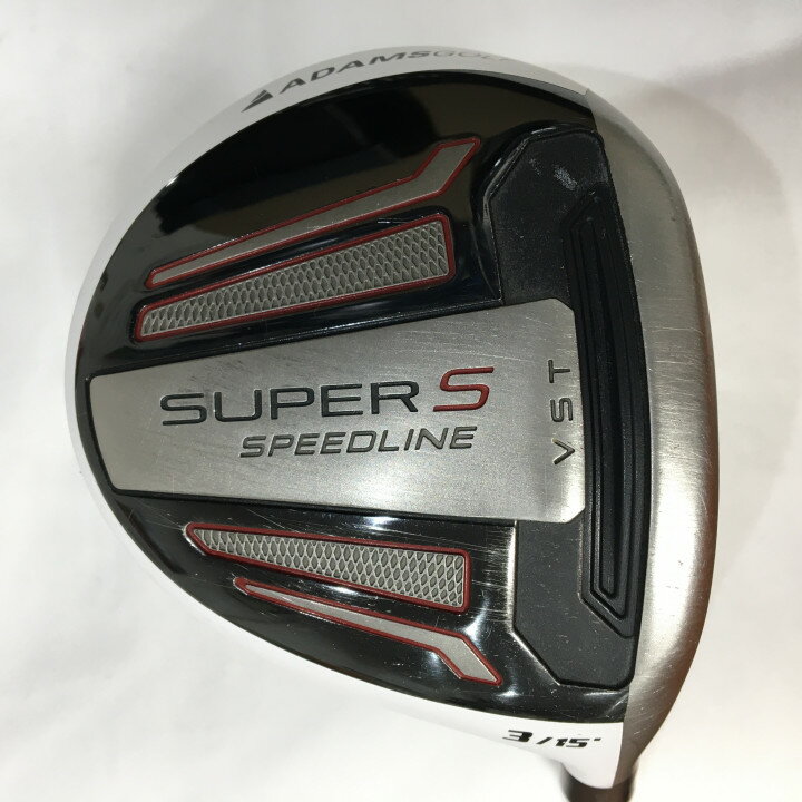 【中古】アダムス スピードライン SUPER S フェアウェイウッド 3W 15° SRフレックス 42.75インチ SUPER S Cランク 右利き用 ADAMS ゴルフクラブ ゴルフドゥ ゴルフ用品 GOLF DO 中古ゴルフクラブ