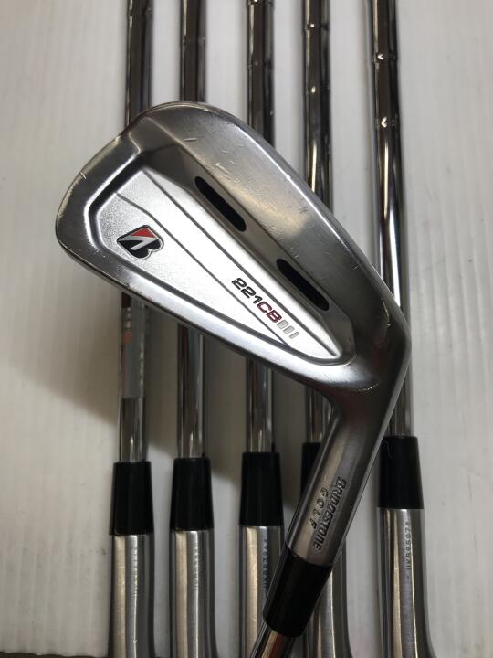 【中古】ブリヂストン 221CB アイアンセット X100フレックス 38.0インチ ダイナミックゴールド105 リシャフト品 Cランク 右利き用 BRIDGESTONE ゴルフクラブ ゴルフドゥ ゴルフ用品 GOLF DO 中古ゴル