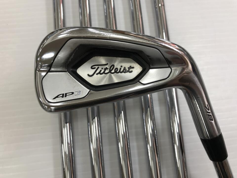 【中古】タイトリスト AP 3 718 アイアンセット Sフレックス 38.0インチ NSプロ MODUS 3 TOUR 105 Cランク 右利き用 Titleist ゴルフクラブ ゴルフドゥ ゴルフ用品 GOLF DO 中古ゴルフクラブ