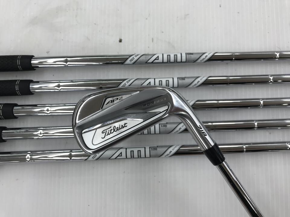 【中古】タイトリスト AP 2 718 アイアンセット S200フレックス 38.0インチ AMT TOUR WHITE Cランク 右利き用 Titleist ゴルフクラブ ゴルフドゥ ゴルフ用品 GOLF DO 中古ゴルフクラブ