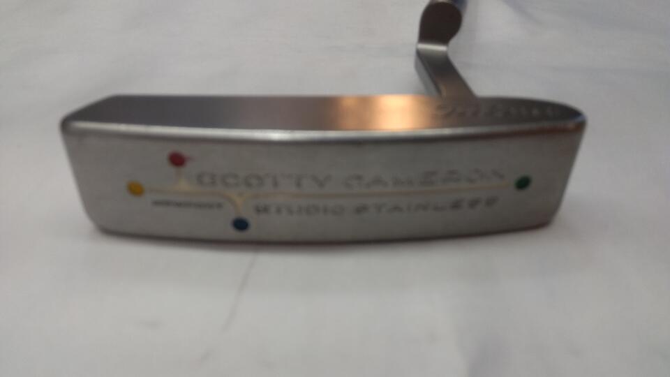 【中古】タイトリスト SC スタジオステンレス ニューポート パター 34.0インチ オリジナルスチール Cラ..