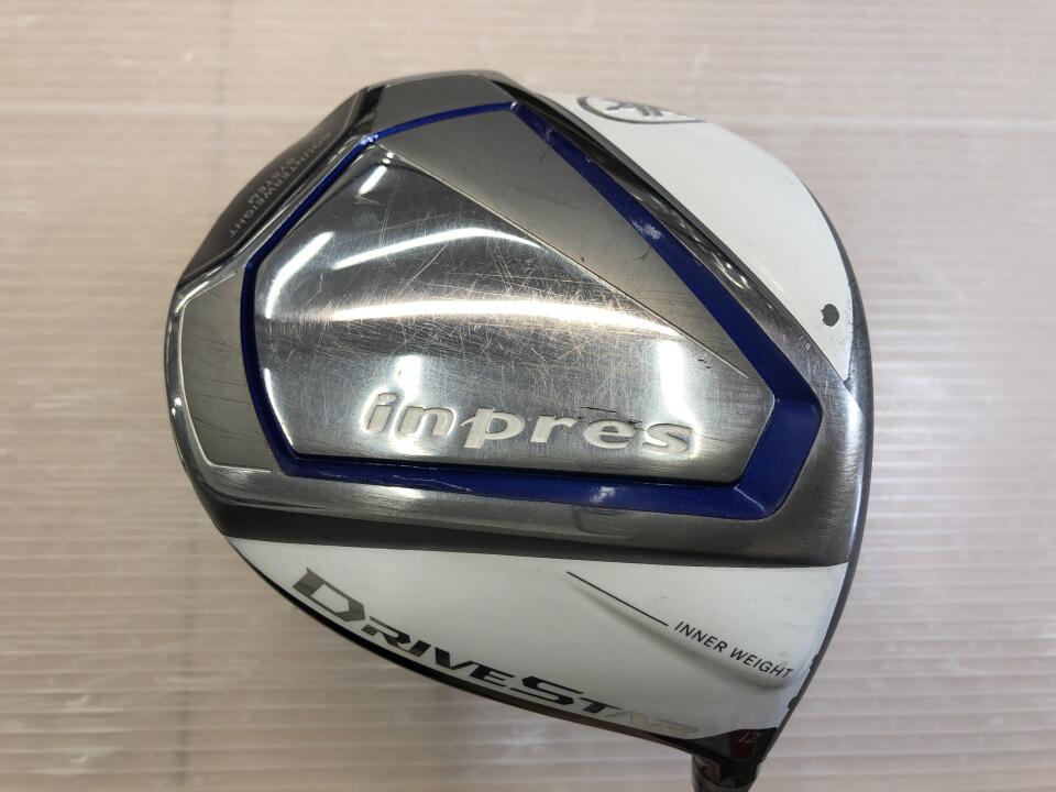 【1日限定】11月18日00:00~23:59 対象商品限定ポイント5倍！【中古】ヤマハ inpres DRIVESTAR レディス ドライバー 12° Aフレックス 45.0インチ ヘッドカバーあり VANQUISH for YAMAHA LM423d Dランク 右利き用