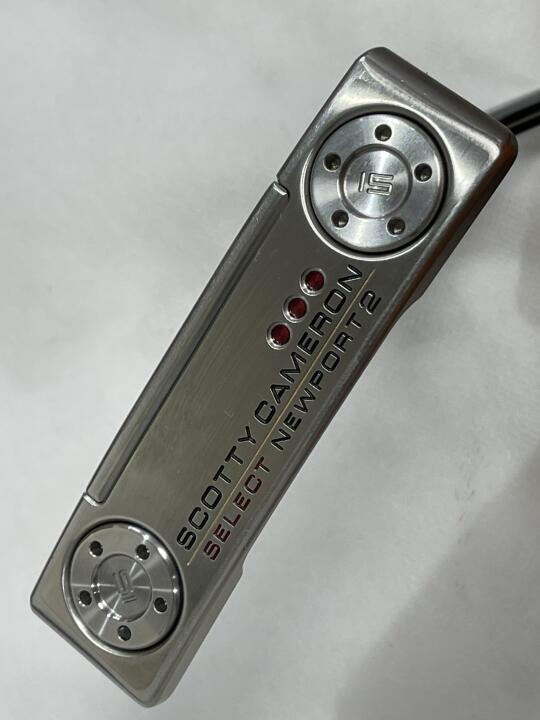 【中古】タイトリスト SC SELECT NEWPORT 2 2018 パター 34.0インチ ヘッドカバーあり オリジナルスチール Cランク 右利き用 Titleist ゴルフクラブ ゴルフドゥ ゴルフ用品 GOLF DO 中古ゴルフクラブ